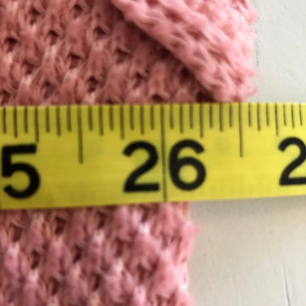 Free People Pink Oversized Scoop-Neck Sweater